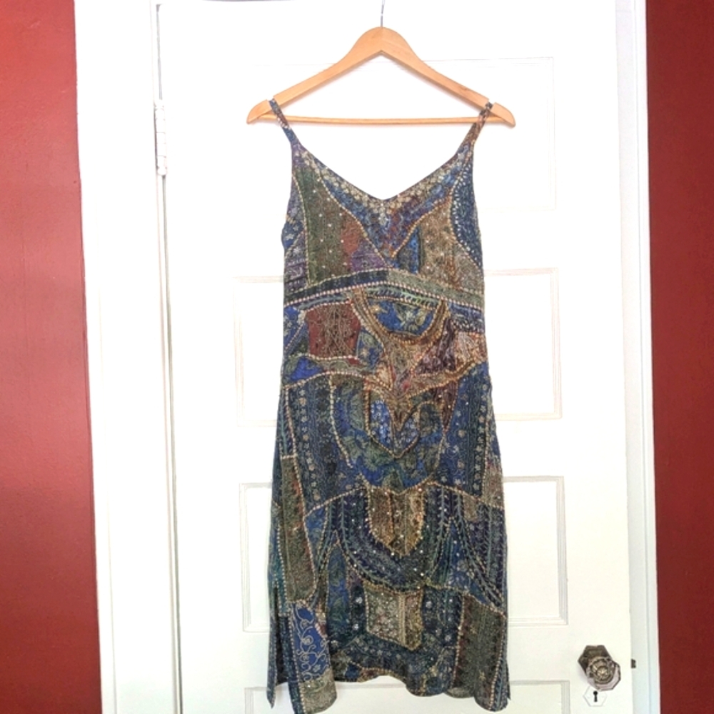 Leifsdottir for Anthropologie Embellished Sundress